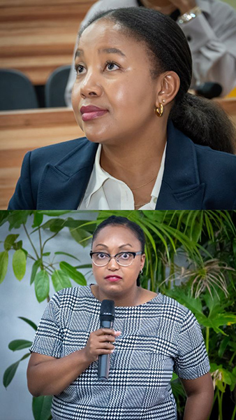 Pumza Fihlani and Dianne Hawker